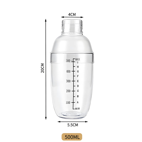 16oz Acrylic 3-Piece Shaker 500 units  ($1.86 each packed 60/case)